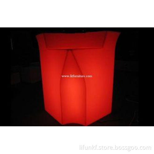 82 * 82 * 110cm LED lighting counter / illuminated bar tabl